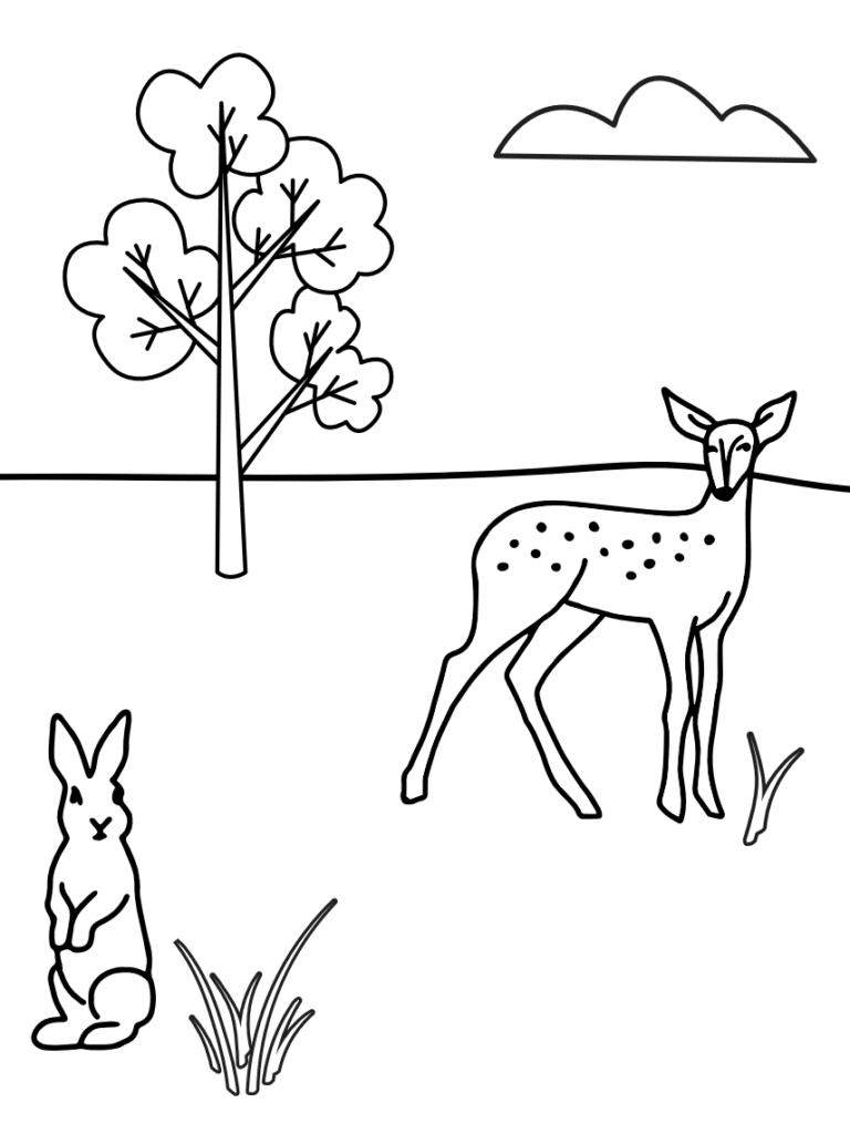 Animal Coloring Pages for Kids: Free Printable Coloring Pages of Animals We  Love, Printables