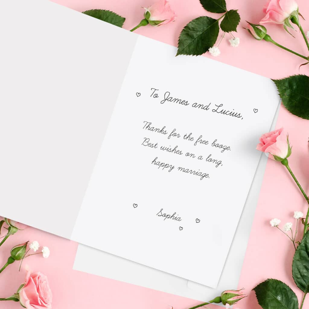 How to write the perfect wedding card message | Snapfish US